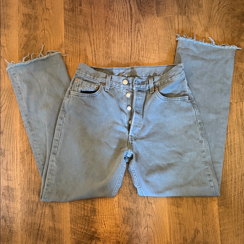 Levi's Light gray Straight Leg Jeans